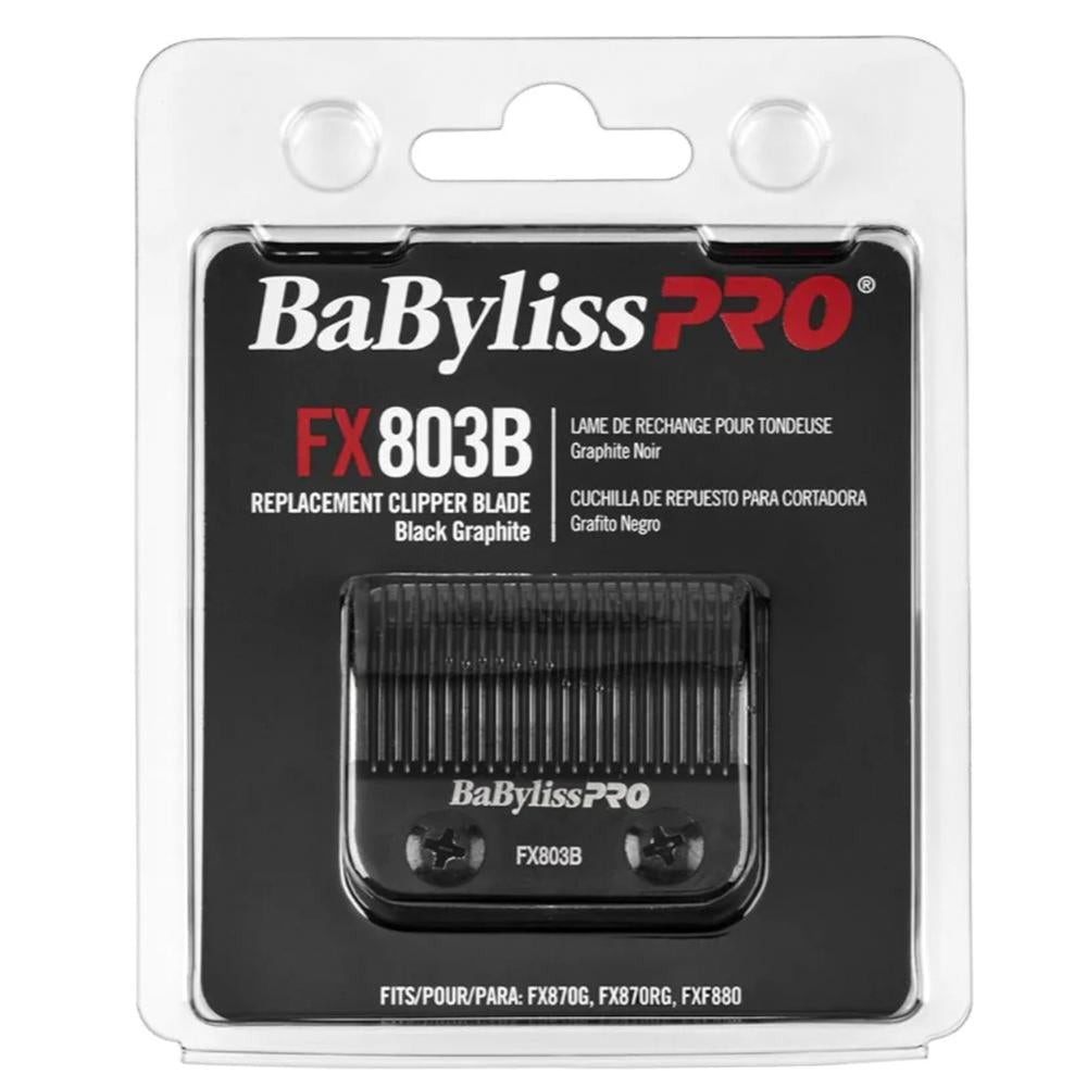Lâmina Para Máquina De Cortar Cabelo BaBylissPRO Taper Grafite Preto - FX803B