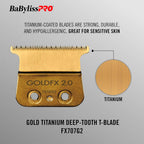 Lâmina T-BLADE Dourada - FX707G2