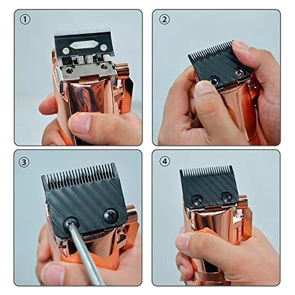 Lâmina Para Máquina De Cortar Cabelo BaBylissPRO Taper Aço Escuro - FX603B