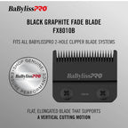 Lâmina Fade Grafite Preto - FX8010B