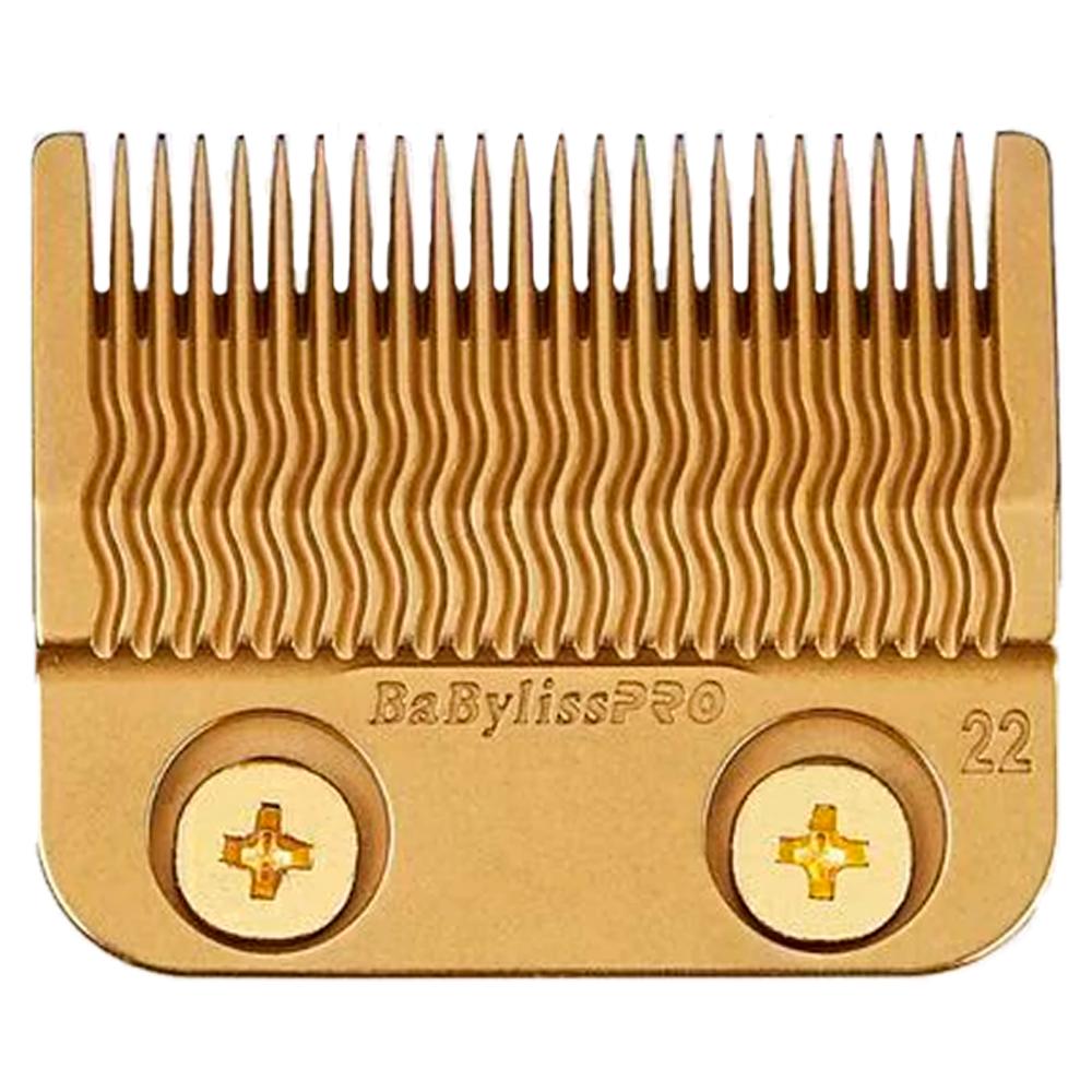Lâmina Para Máquina De Cortar Cabelo BaBylissPRO Modelo MIM Fade Dourado - FX8022G