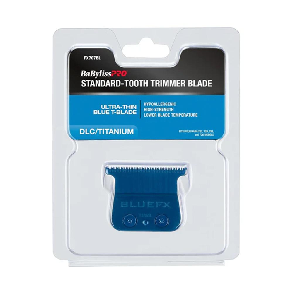 Lâmina Para Máquina De Cortar Cabelo BaBylissPRO Azul Cromado - FX707BL