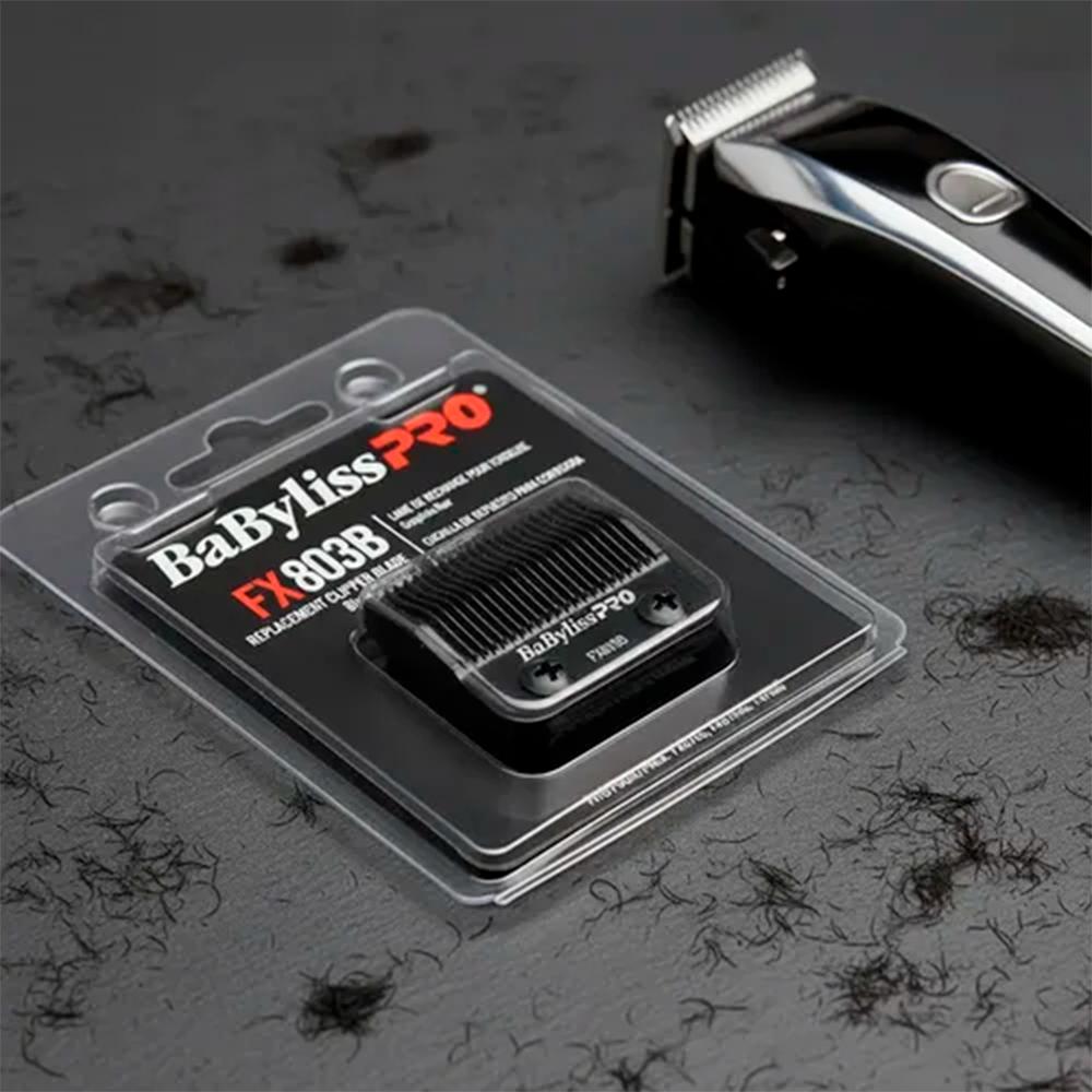Lâmina Para Máquina De Cortar Cabelo BaBylissPRO Taper Grafite Preto - FX803B